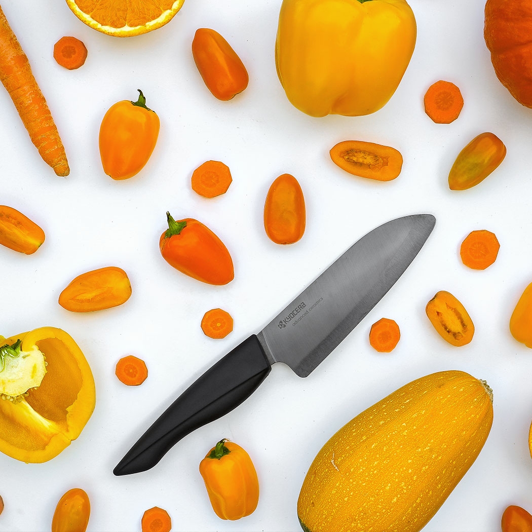 סכין סנטוקו קרמית 14 ס"מ מסדרת Shin מבית Kyocera – תמונה 4