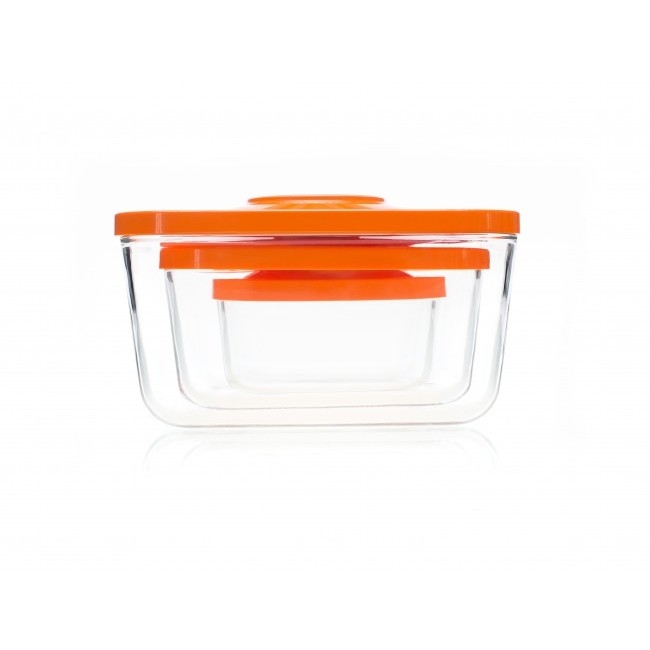 סט של קופסאות זכוכית לאחסון מזון בוואקום מבית Status – תמונה 4