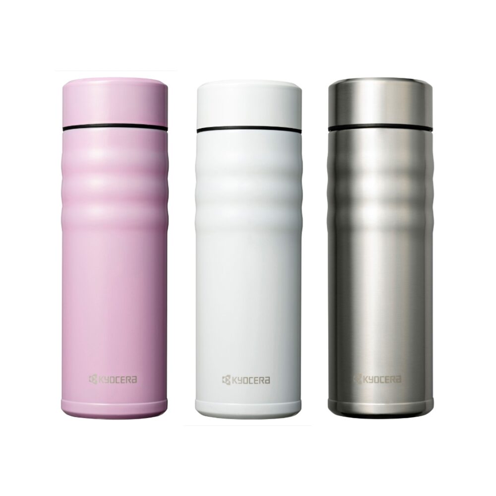תרמוס אישי 500 מ"ל קרמי איכותי עם מכסה מתברג - KYOCERA