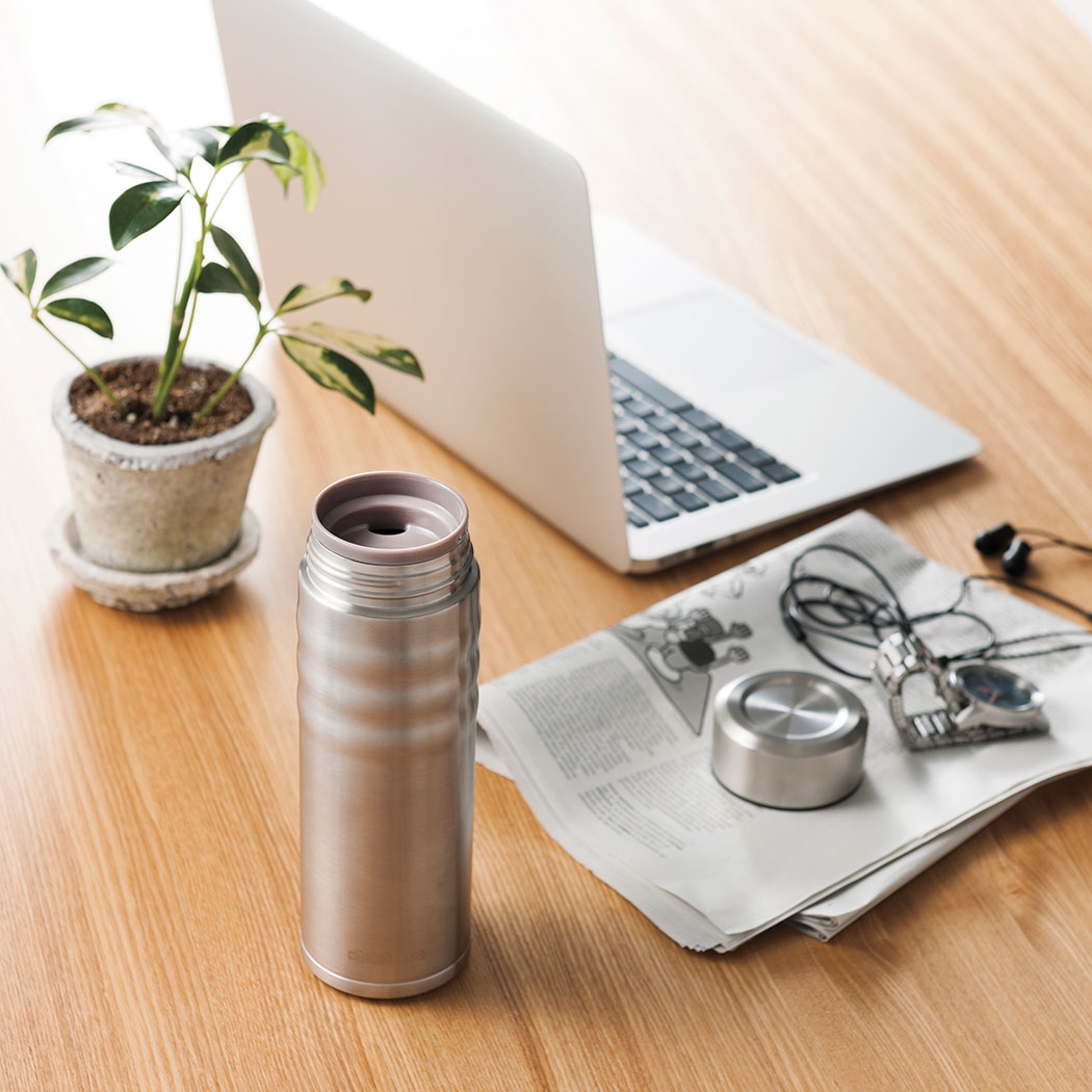 תרמוס אישי 500 מ"ל קרמי איכותי עם מכסה מתברג - KYOCERA – תמונה 8