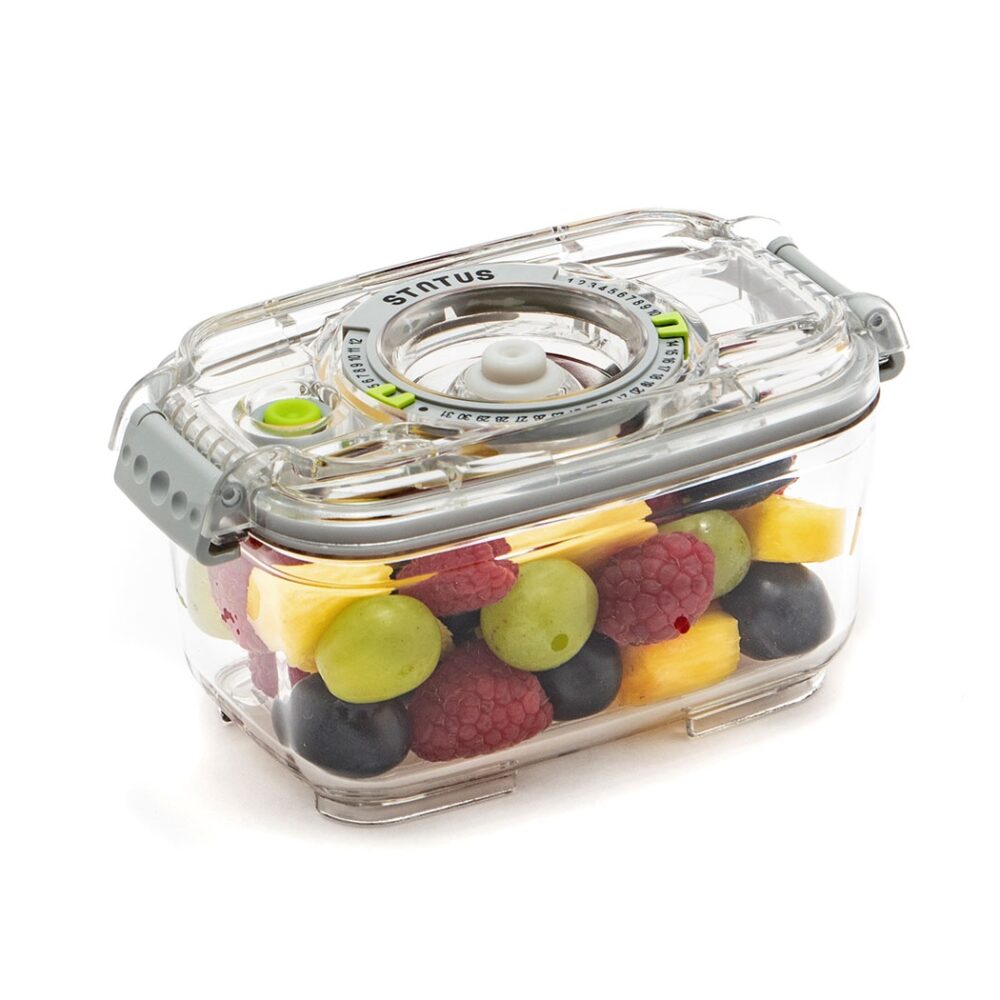 קופסאות אחסון מזון בוואקום 0.5 / 0.8 ליטר עם מכסה שקוף – Status