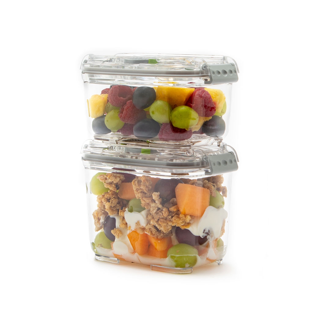 קופסאות אחסון מזון בוואקום 0.5 / 0.8 ליטר עם מכסה שקוף – Status – תמונה 6