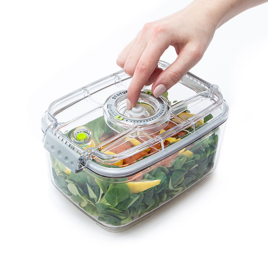 קופסאות אחסון ואקום לאוכל בנפח 1.4/2 ליטר עם מכסה שקוף - Status – תמונה 2