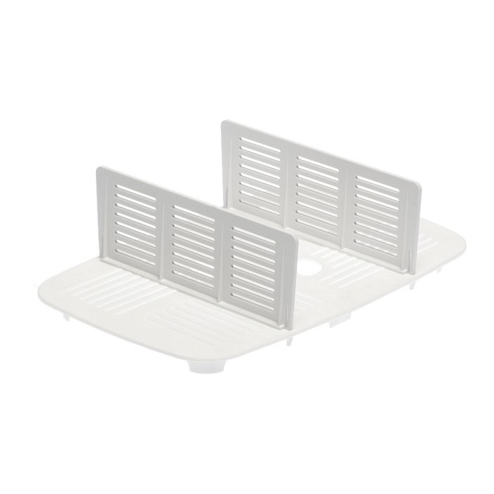 מגש ניקוז גדול עם חוצצי הפרדה לקופסאות וואקום מלבניות 3/4.5 ליטר - Status