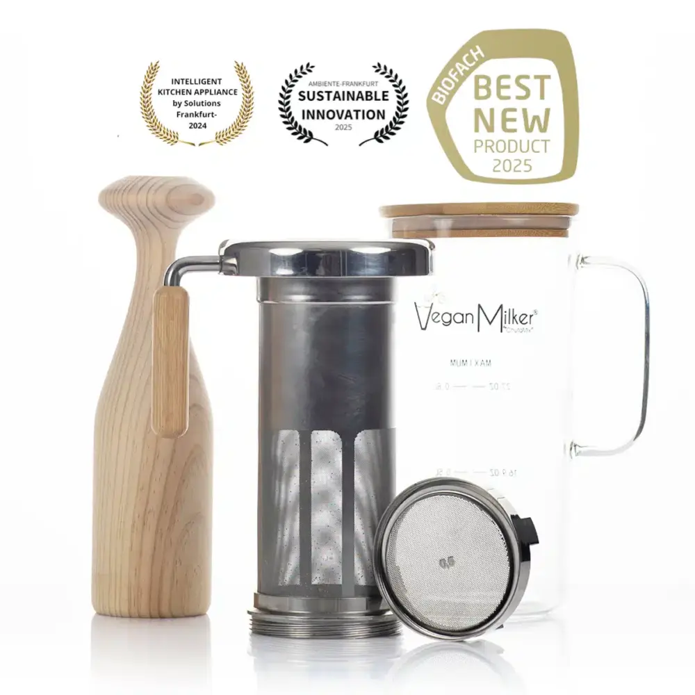 Emulsionizer Soul של Chufamix - מכשיר להכנת תחליפי חלב ואמולסיות עם מסננת נירוסטה