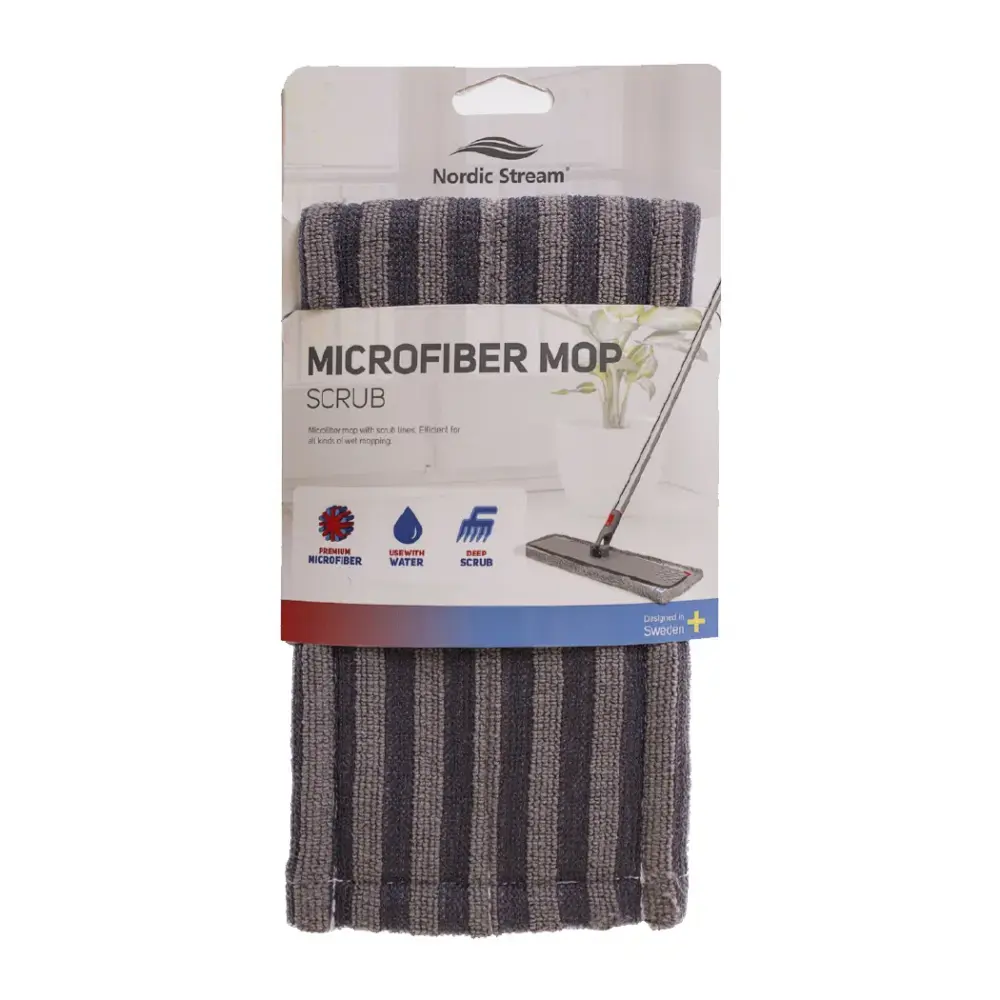 מטלית מיקרופייבר לקרצוף 40 ס"מ עם הלבשת כיס למגב הפלא – Nordic Stream