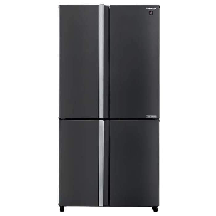 מקרר SHARP ‏4 דלתות 611 ליטר עם מנוע J-Tech Inverter ו-5 מגירות הקפאה
