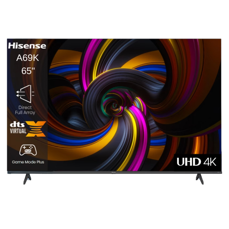טלוויזיה חכמה 65 אינץ' HISENSE 65A69K עם רזולוציית 4K Ultra HD מרהיבה