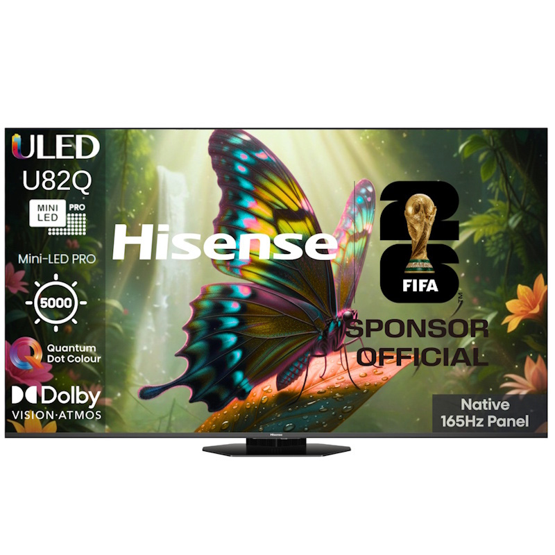 טלוויזיית HISENSE 75U82Q - בהירות שיא 5000 Nits, 75 אינץ', 4K Ultra-HD