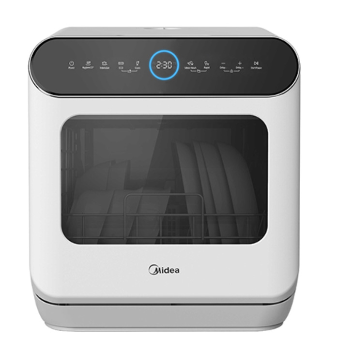 מדיח כלים נייד Midea WQP4-2605, מתאים ל-3 מערכות כלים, 7 תוכניות הדחה