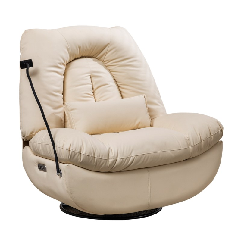 כורסת מסאג AIR LEATHER ARIAN שמנת