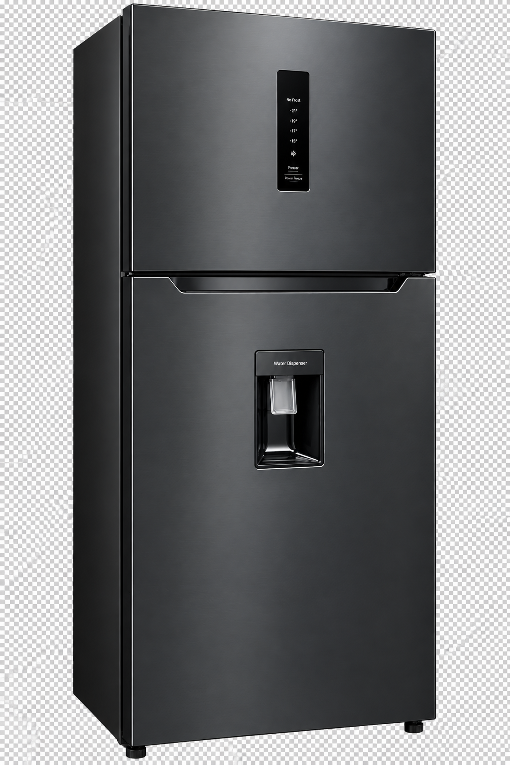 מקרר מקפיא עליון 650 ליטר נירוסטה מושחרת NO FROST + ICE MAKER דגם MAX-RDNH630DAID – תמונה 2