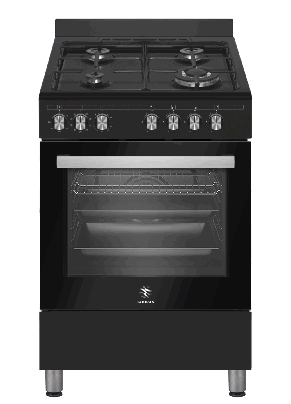 תנור משולב גז טורבו תדיראן TOFS650MBL עם 60 ליטר נפח ודירוג אנרגטי A