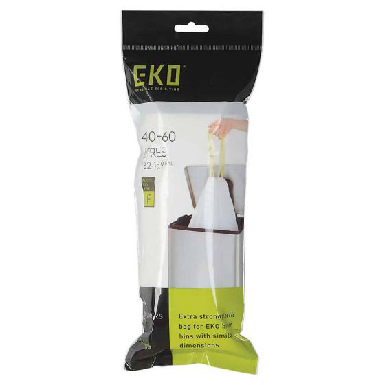 12 שקיות אשפה 40-60 ליטר דגם EK33706 מבית EKO