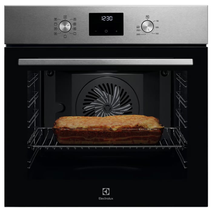 תנור אפיה בילד אין נירוסטה ELECTROLUX EOH6201X עם תא InfiSpace מרווח במיוחד
