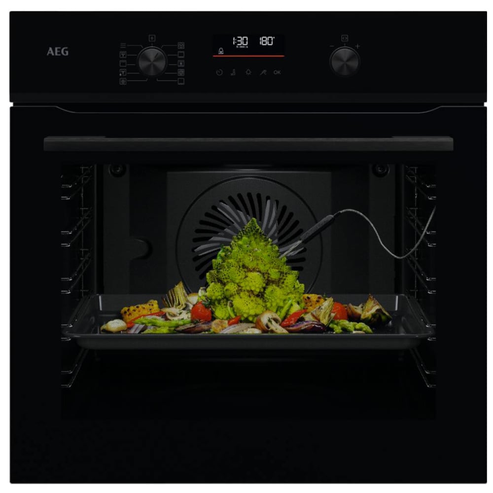 תנור אפיה AEG ABS65421B בנפח תא XXL עם ניקוי פירוליטי ואישורים הלכתיים