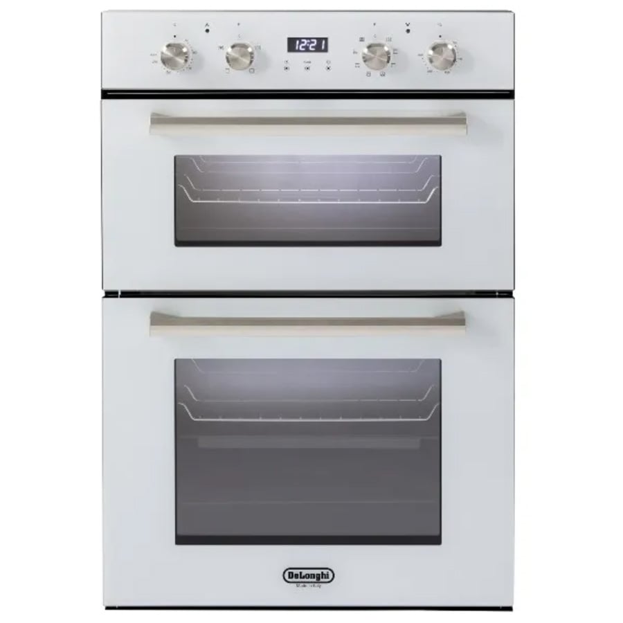 תנור אפיה בילד אין זכוכית: DELONGHI DBIS87EDW עם תא עליון 39 ליטר