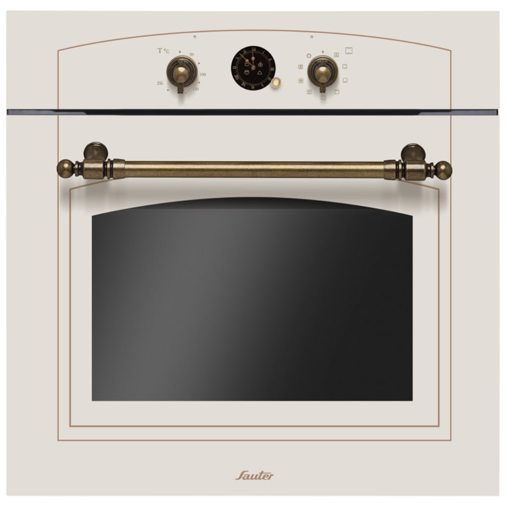 תנור אפייה בנוי SAUTER RUSTIC 4020C עם תאורה כפולה ותא אפייה 65.5 ליטר