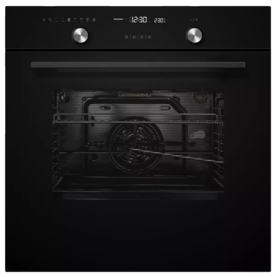 תנור בנוי פירוליטי שחור SAUTER CUISINE 7071PB עם נפח 70 ליטר וניקוי עצמי