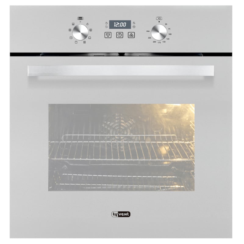 תנור אפיה דיגיטלי בילד אין לבן LyVent OV-T180W עם נפח 73 ליטר