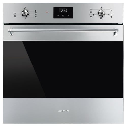 תנור אפיה בילד אין SMEG Classica SF6300TVX בעיצוב נירוסטה עם נפח 60 ס"מ