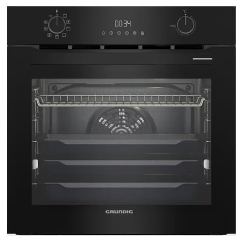 תנור אפייה פירוליטי Grundig GEBM12304BMPIL בנפח 71 ליטר, דירוג אנרגיה A+