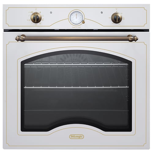 תנור אפיה לבן DeLonghi CM9L בילד-אין, נפח 74 ליטר, 9 תוכניות בישול