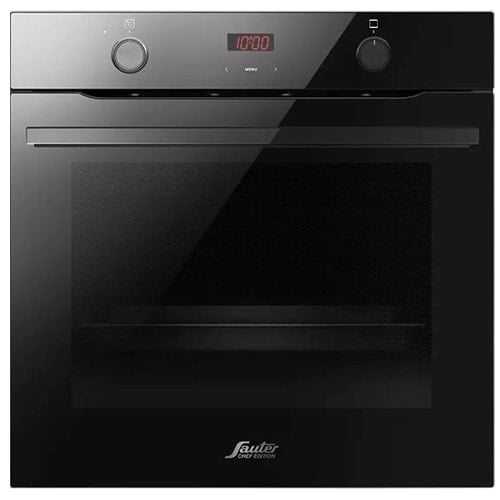 תנור בילד אין שחור SAUTER CUISINE 7200 - נפח 77 ליטר, דלת זכוכית 3 שכבות
