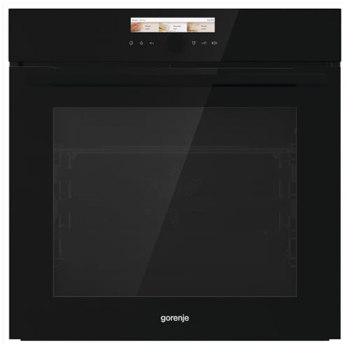 תנור אפייה גורניה BO798S37BG זכוכית שחורה - הכללת מערכות DirecTouch ו-AquaClean.