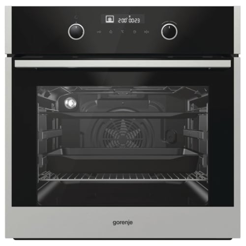 תנור אפייה בילד אין GORENJE BO747A33XG עם נפח 71 ליטר וסגירת דלת רכה