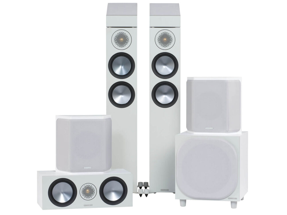 סט רמקולים Dolby Atmos ל-Bronze 200 חווית סאונד 5.1.2 מלאה - קונקטור