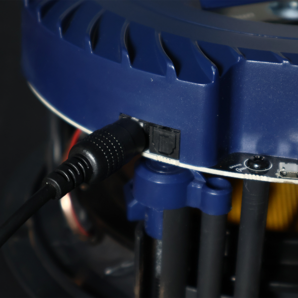 רמקול תקרה אלחוטי Lithe Audio 6.5" עם BT 5.0 ועיצוב עגול - קונקטור – תמונה 3