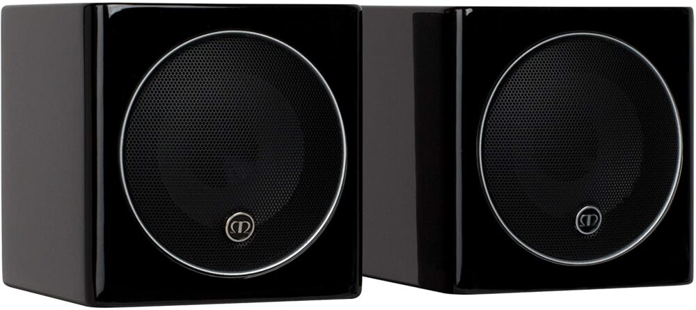 זוג רמקולים סטליטים Monitor Audio Radius 45 בעיצוב קומפקטי לסאונד רחב - קונקטור