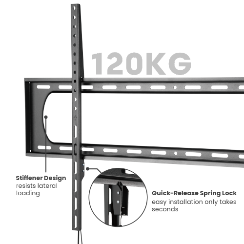 מתקן תלייה Heavy-Duty למסכים עד 120 אינץ דגם EAZO PRO1100F - קונקטור