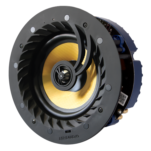 רמקול תקרה אלחוטי Lithe Audio 6.5" עם BT 5.0 ועיצוב עגול - קונקטור