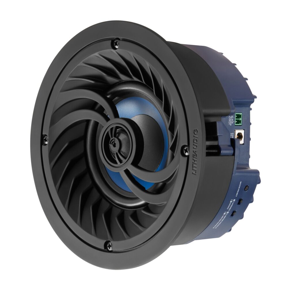 רמקול תקרה אלחוטי Lithe Audio 4" BT IP44 עם מגבר מובנה - קונקטור