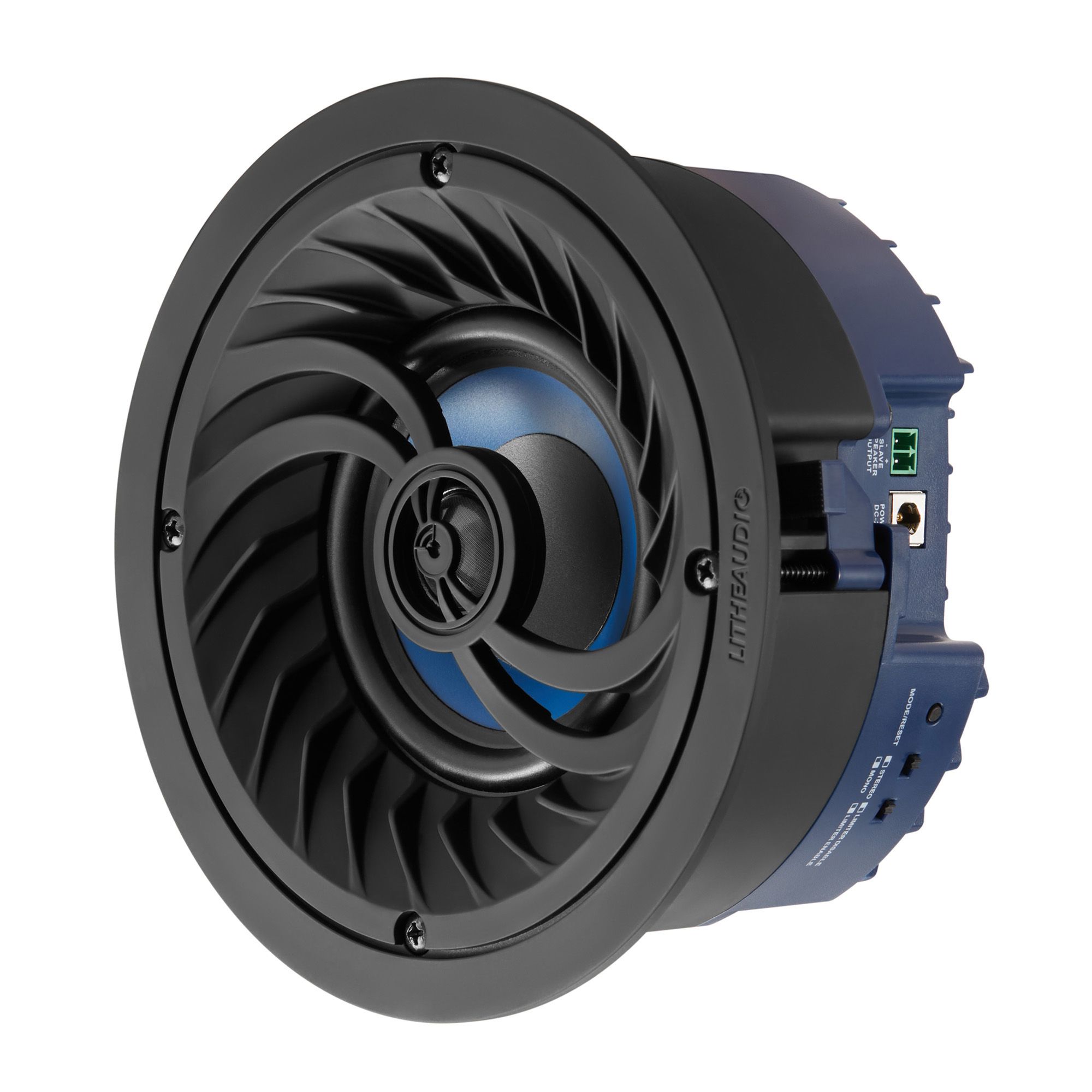 רמקול תקרה אלחוטי Lithe Audio 4" BT IP44 עם מגבר מובנה - קונקטור