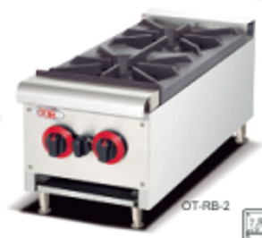 כיריים גז מסחרי תוצרת Buffalo Grill במידות 31/78 שני מבערים