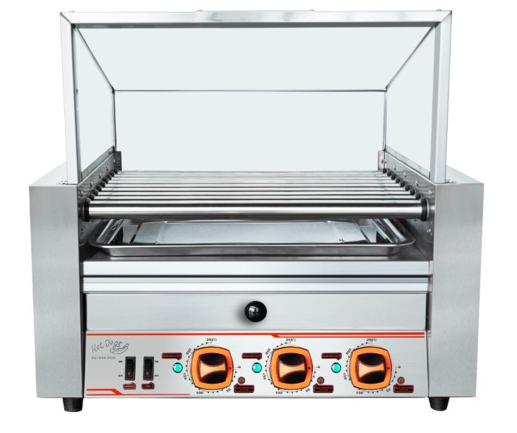 נקניקיות רולר 9 גלילים Pro Line - עם מגירת מגירה חימום 109