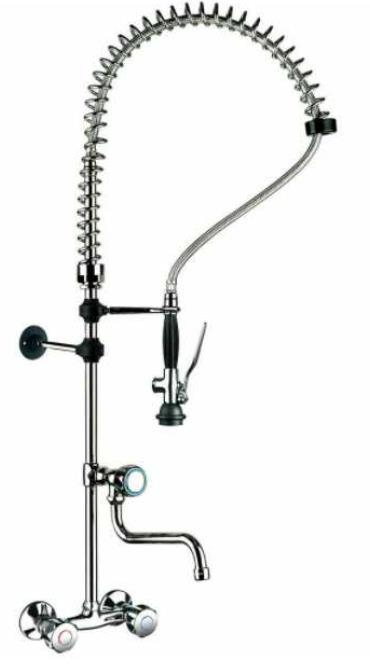 ברז שטיפה איטלקי עם משפך יציאה מהקיר MONOFORD RUBINETTO