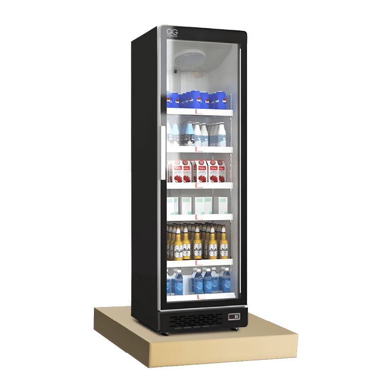 מקרר עומד ויטרינה דלת אחת GG אלקטריק דגם – AGR-610-FA