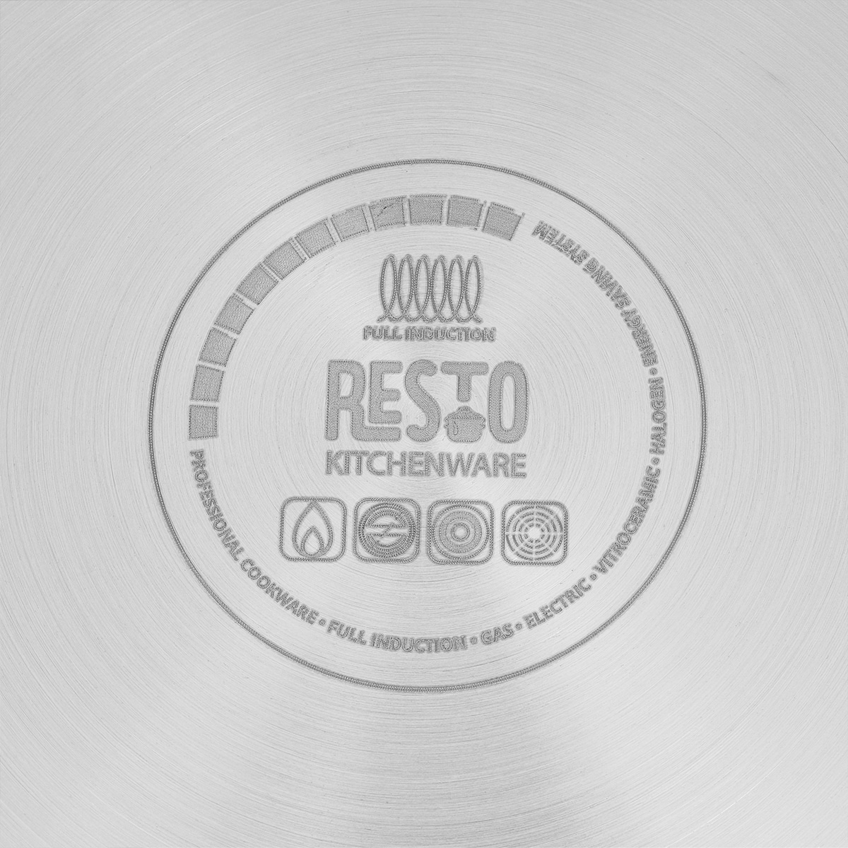 מחבת נירוסטה תלת שכבתית 28 ס"מ מסדרת Crater RESTO - New Horizon – תמונה 10