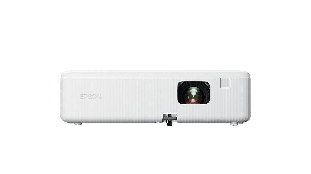 מקרן EPSON CO-W01 3000 לומנס עם מסך הקרנה ידני - קונקטור – תמונה 2
