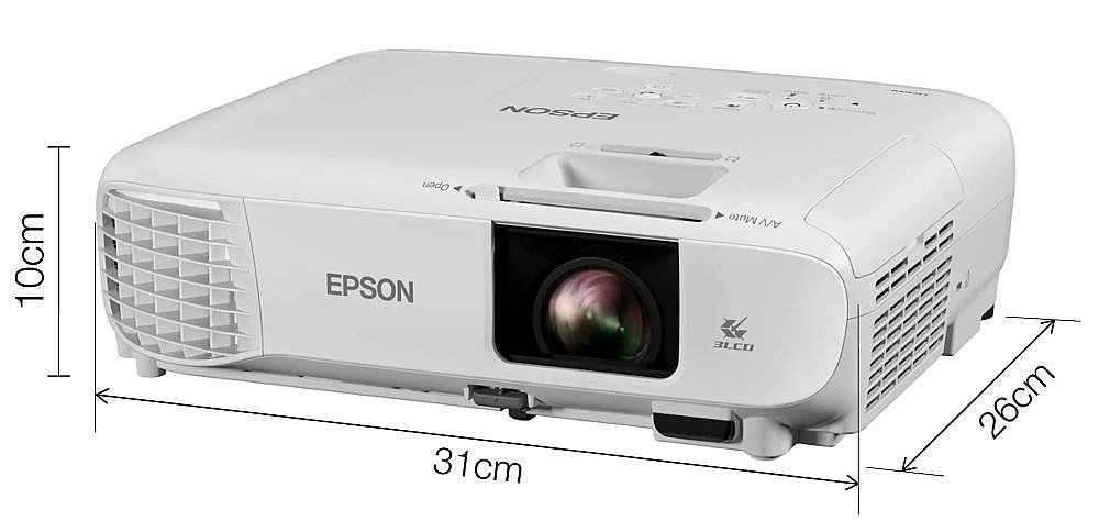 מקרן Full HD Epson EB-FH08 עם טכנולוגיית 3LCD ובהירות גבוהה - קונקטור