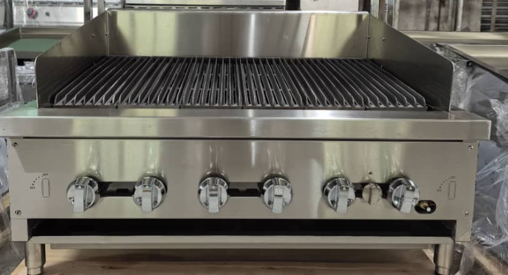 גריל גז מסחרי תוצרת Buffalo Grill רוחב 92 ס"מ - 6 מבערים