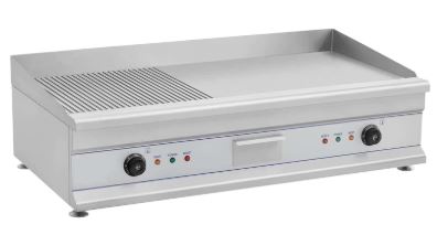פלנגה משטח 100X40 כרום חצי פסים + שטוח 6000W תלת פאזי (1000D-2) שני טרמ'