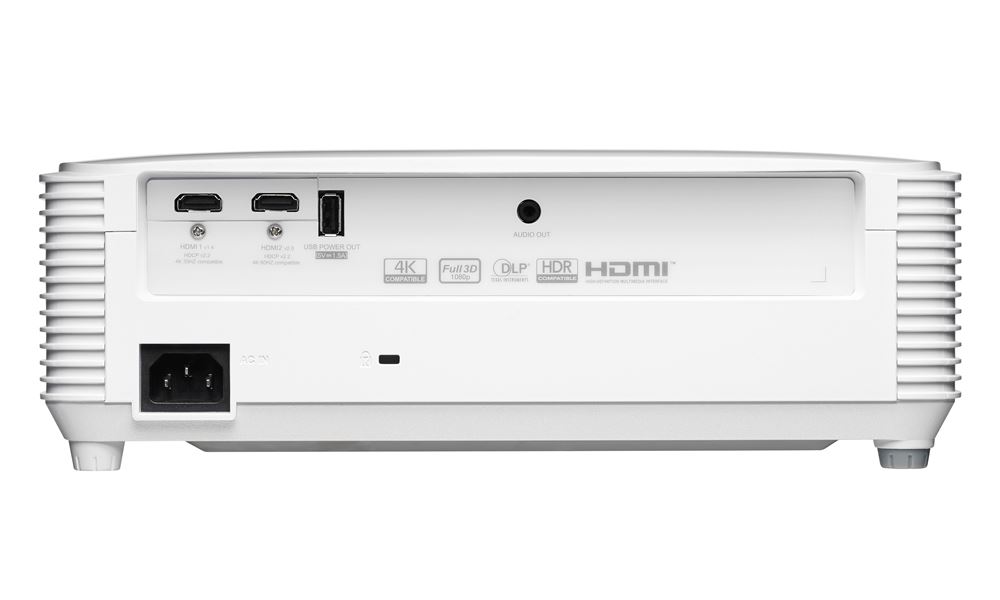מקרן Optoma HD30LV Full HD 1080p עם בהירות HDR ורמקול מובנה - קונקטור – תמונה 4