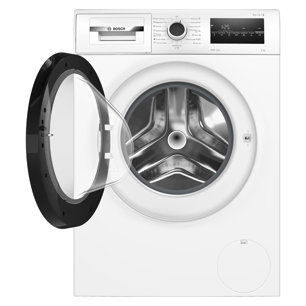 מכונת כביסה Bosch WAN24220IL עם פתח חזית ודירוג אנרגטי A, קיבולת 9 ק"ג – תמונה 2
