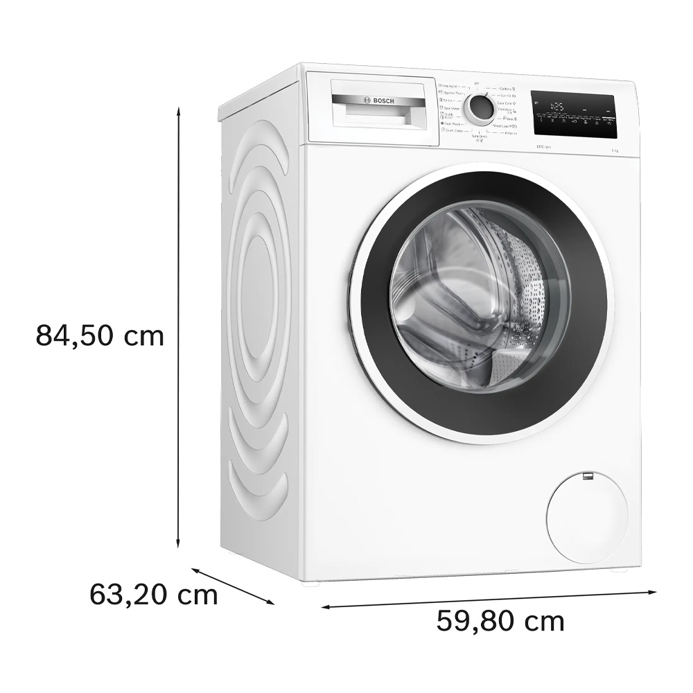 מכונת כביסה Bosch WAN24220IL עם פתח חזית ודירוג אנרגטי A, קיבולת 9 ק"ג – תמונה 6