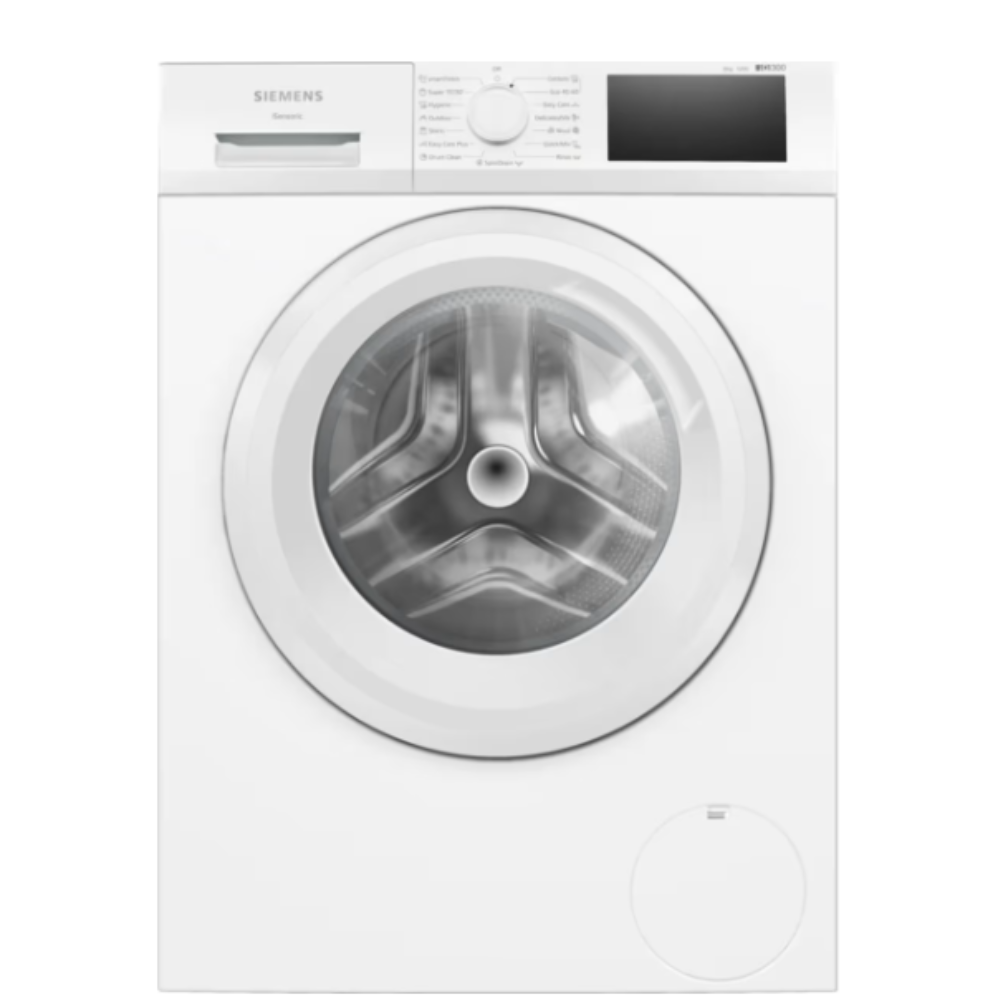 מכונת כביסה פתח חזית SIEMENS WM12N158IL עם קיבולת 8 ק"ג ומנוע iQdrive שקט